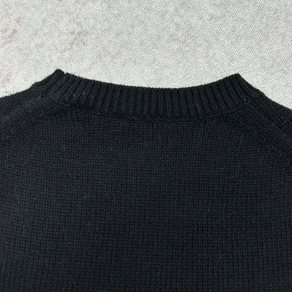 Burberry Black Knit with White Graphic